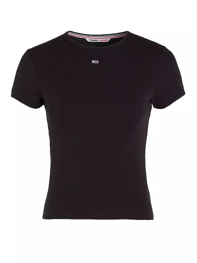 Black tommy jeans t shirt online